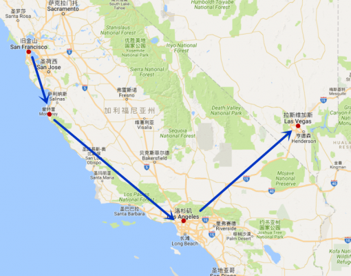 拉斯维加斯地图-拉斯维加斯地图上的位置