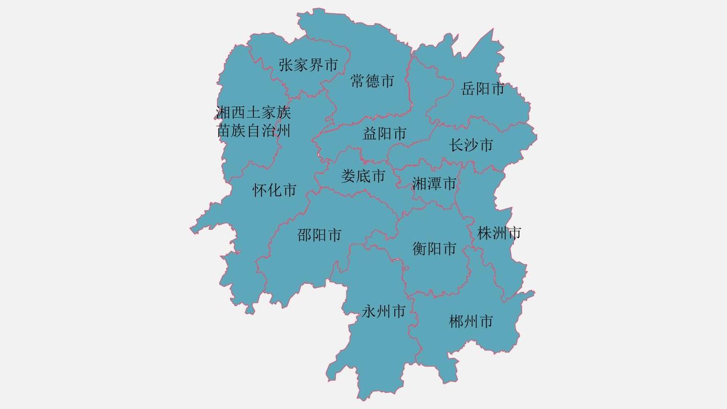 湖南省县市行政地图-湖南省县市行政地图高清