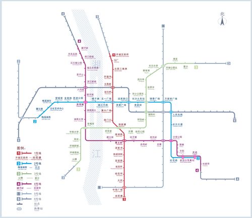 长沙地铁线路图-长沙地铁线路图2023高清