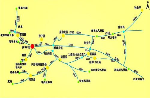 伊犁旅游攻略路线地图_伊犁旅游攻略路线地图图片